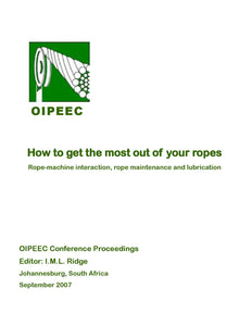 Managing and lubricating ropes with oil