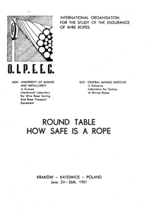 PROBLEM OF THE DETERMINATION OF THE FATIGUE LIFE OF STEEL ROPES