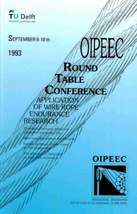 The INFLUENCE of LUBRICATION on the FATIGUE BEHAVIOUR of LOCKED COIL ROPES FLEXED over ROLLER CHAINS