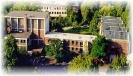 Oipeec Book Store Campus With Modern Buildings And Solar Panels, Eco-Friendly Educational Center And Book Shop For Sustainable Learning And Eco-Conscious Community Engagement.